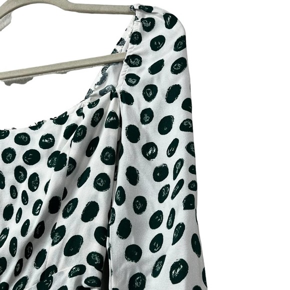 Reformation Hilda Spot Print Dress in Tapioca Size 0 - Picture 5 of 8